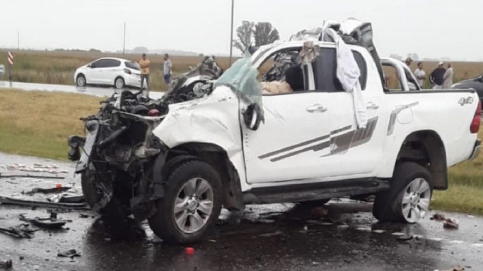 accidente en la ruta 7