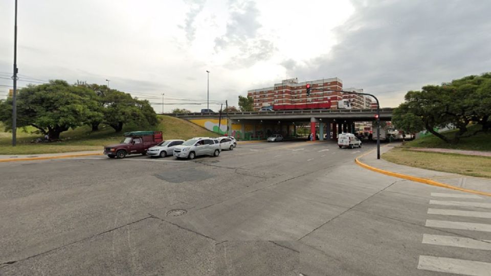 la colectora de la Autopista Dellepiane y Escalada