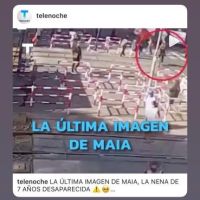 Desesperada búsqueda de Maia: los famosos piden por su aparición