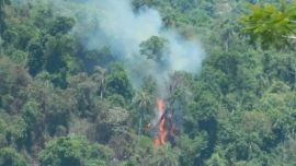 Los focos de incendio tienen en vilo a los pobladores y autoridades provinciales.