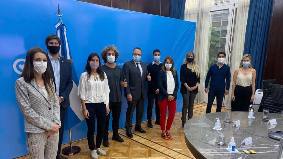Matías Kulfas y la UIA Joven