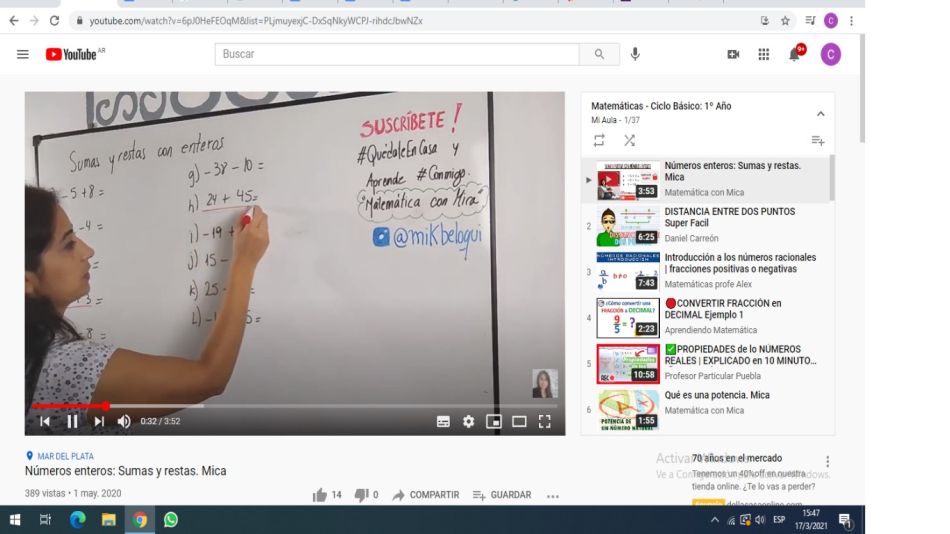 Mi Aula Youtube y Unesco