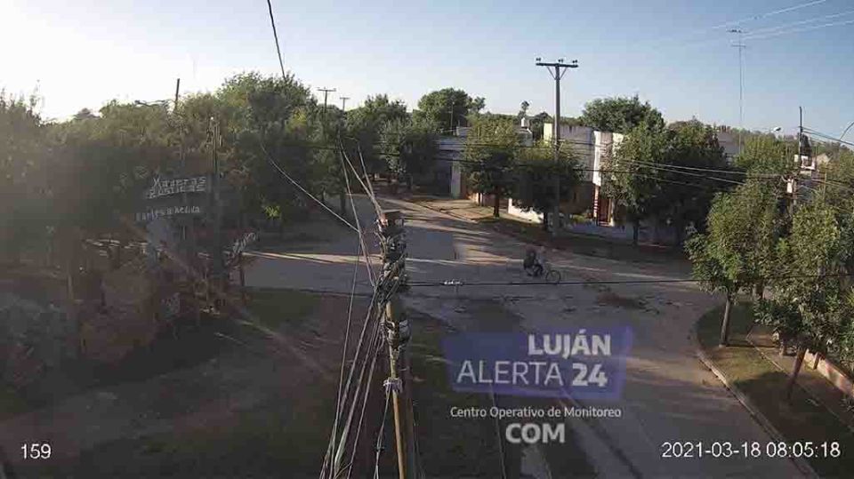 maia cartón bicicleta de Carlos Savanz (o Sierra) secuestrada por la policía