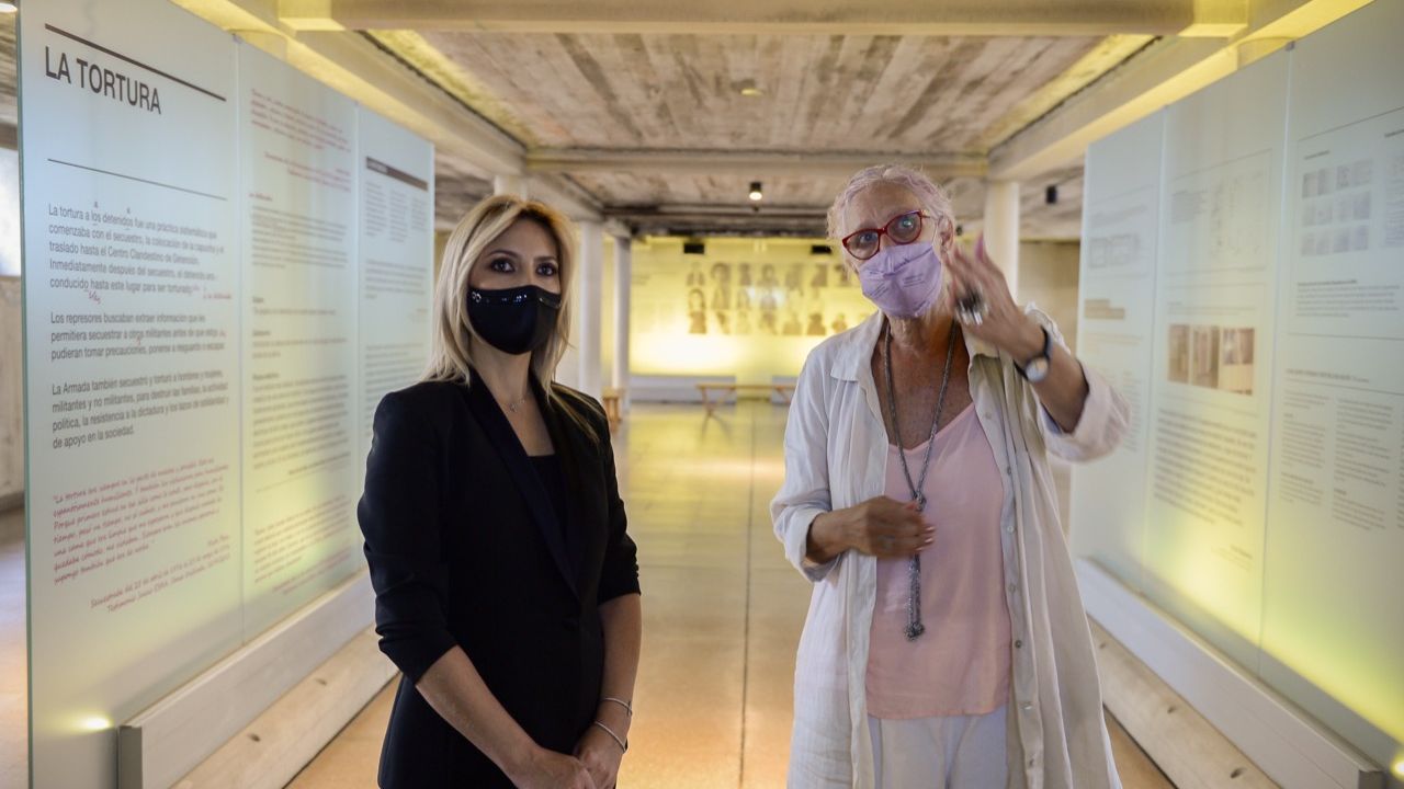 La primera dama visitó el ex centro clandestino de detención, tortura y exterminio  | Foto:Presidencia