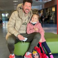 Cholo Simeone y Carla Pereyra mostraron lo grandes que están sus hijas