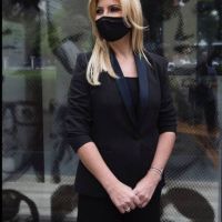 Fabiola Yáñez visitó la ESMA por una importante causa