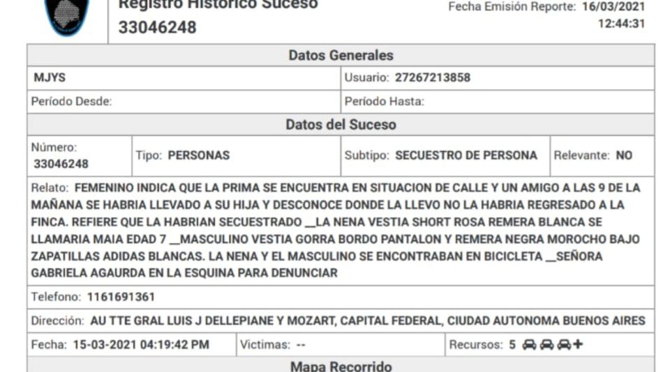 maia policia ciudad denuncia g_20210318
