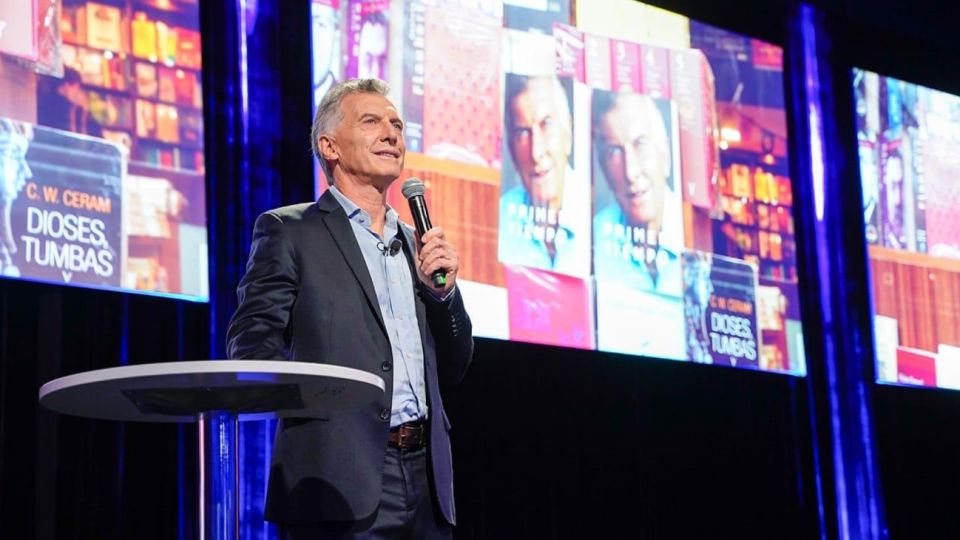 El ex presidente Mauricio Macri presentó su libro Primer Tiempo