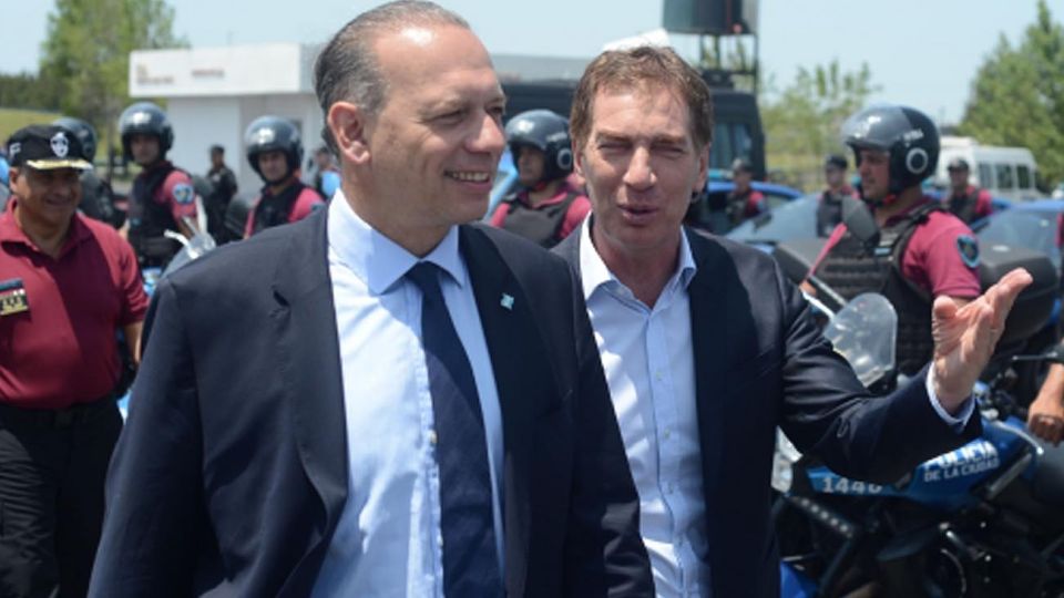 Sergio Berni y Diego Santilli 20210318