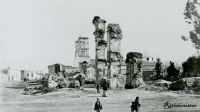 Ruinas de la iglesia de San Francisco, destruida por el terremoto de 1861