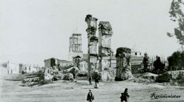 Ruinas de la iglesia de San Francisco, destruida por el terremoto de 1861
