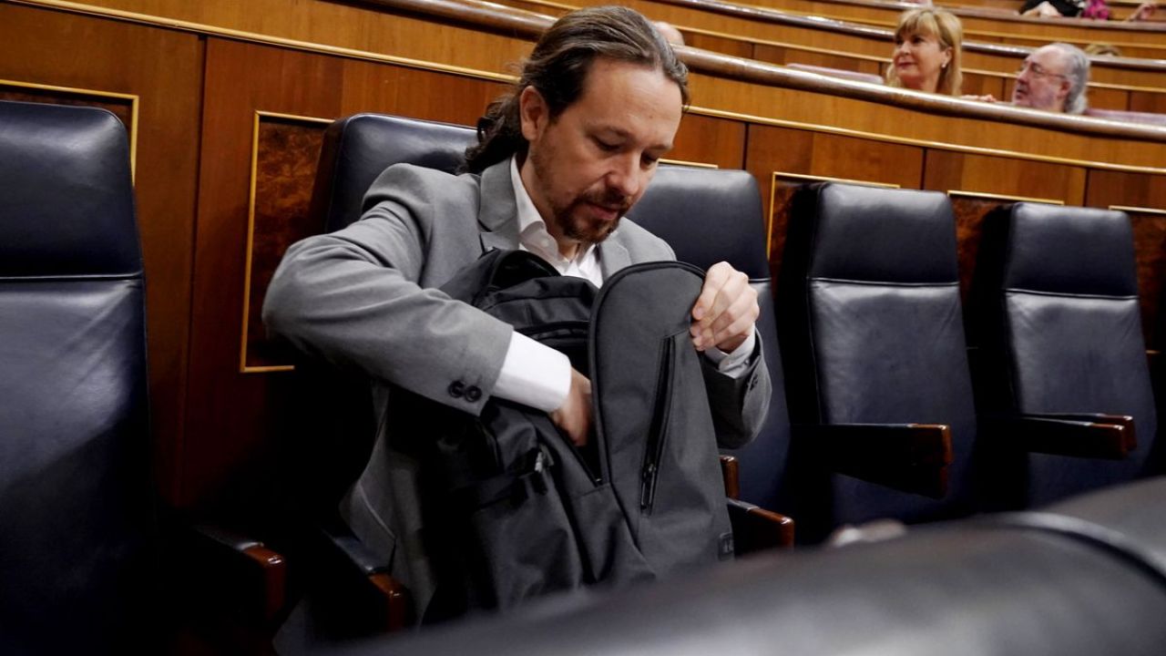 Pablo Iglesias en el Congreso de los Diputados | Foto:elPeriódico/ josé Luis Roca