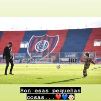 La emoción de Marcelo Tinelli al ver a Lolo jugando al fútbol: "Esas pequeñas cosas"