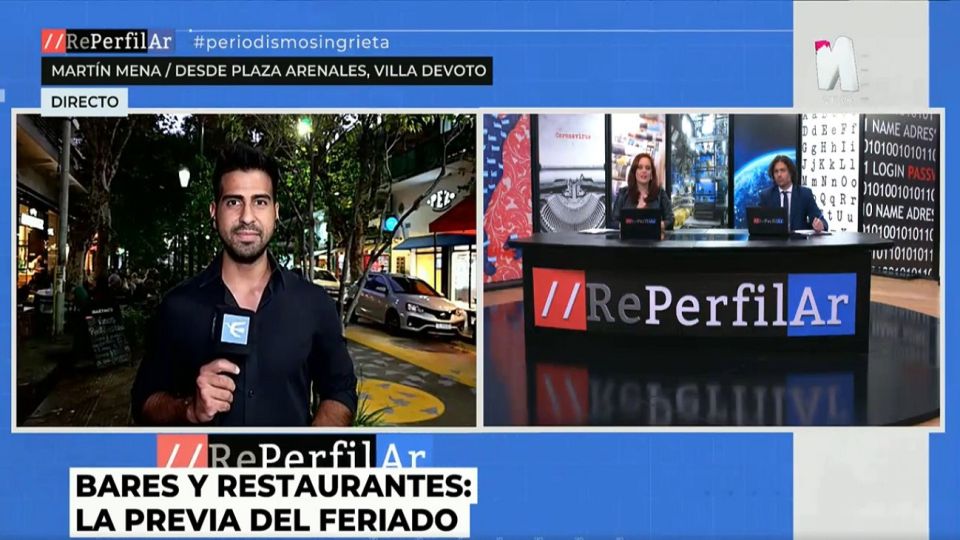Móvil Martín Mena desde Villa Devoto en la previa del feriado