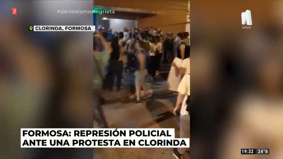 Nueva represión en la localidad de Clorinda Formosa