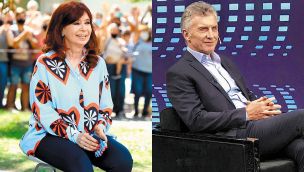 Cristina Kirchner y Mauricio Macri, en sus últimas apariciones públicas.