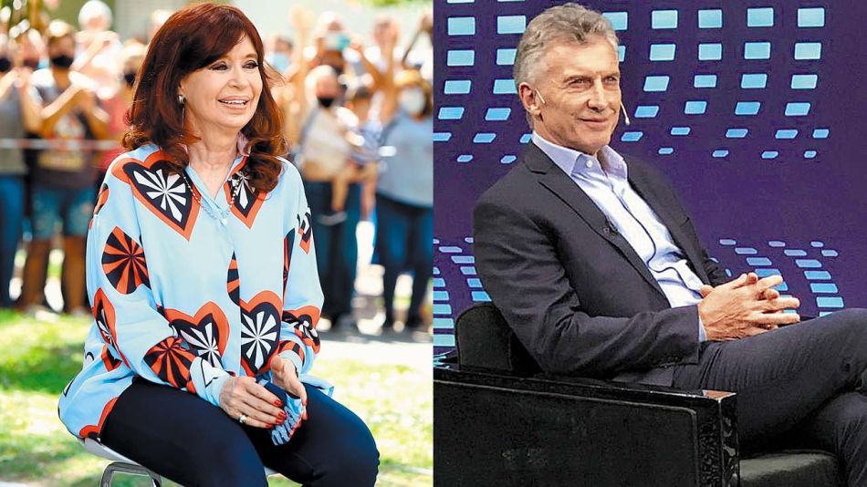 Cristina Kirchner y Mauricio Macri, en sus últimas apariciones públicas.