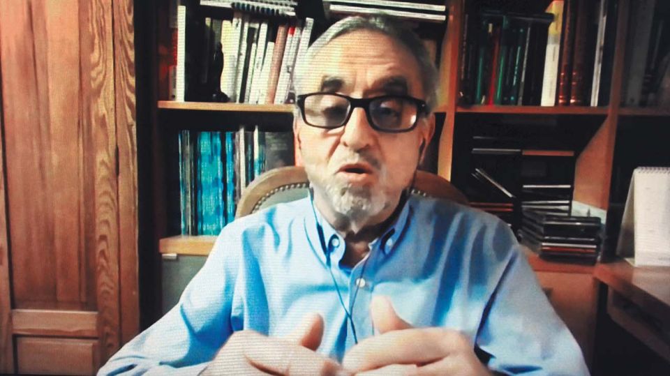Pedro Cahn, en la entrevista con Jorge Fontevecchia.