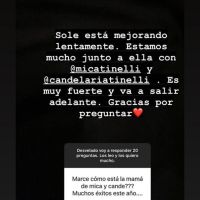 Soledad Aquino, la madre de Cande y Mica Tinelli fue internada en terapia intensiva