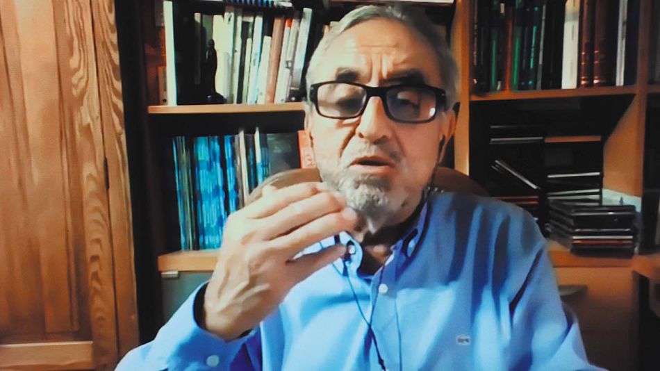 Pedro Cahn, en la entrevista con Jorge Fontevecchia.