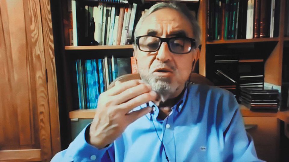 Pedro Cahn, en la entrevista con Jorge Fontevecchia.