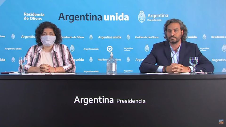 Carla Vizzotti y Santiago Cafiero anuncian nuevas medidas en Olivos