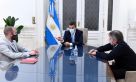 Máximo Kirchner, Sergio Massa y Martín Guzmán 20210329