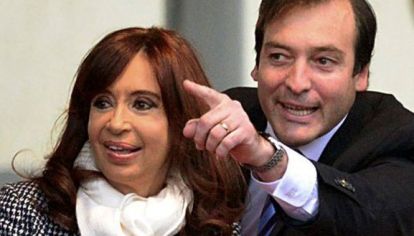 Cristina Kirchner y Juan Soria.