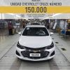 General Motors fabricó la unidad 150.000 del Chevrolet Cruze en Argentina