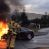 ¿Qué pasa si se prende fuego un auto eléctrico?