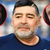 Diego Maradona, Leopoldo Luque y Agustina Cosachov