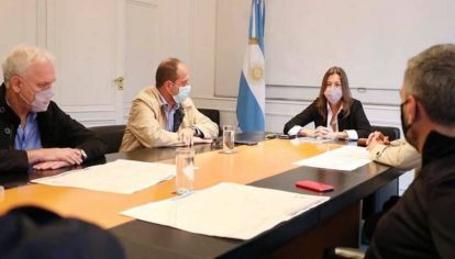 Frederic con intendentes del Frente de Todos