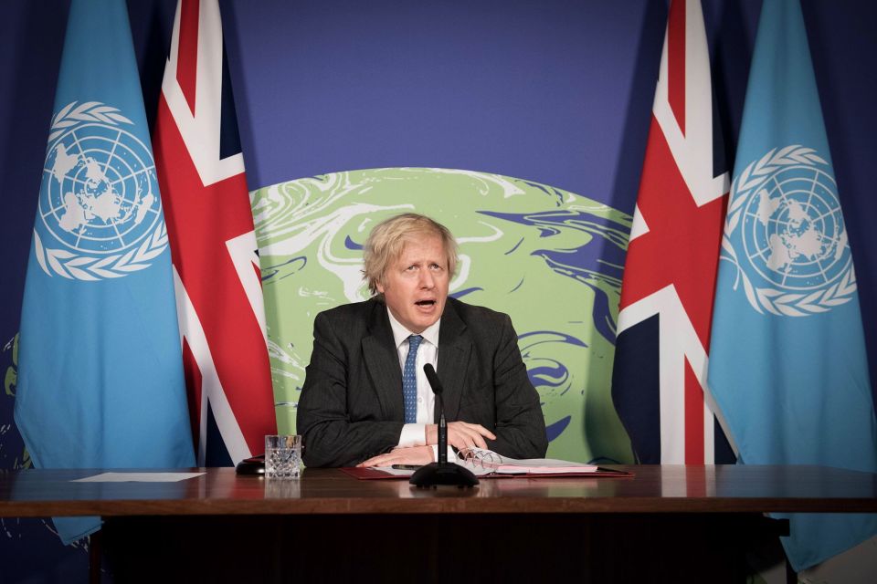 Boris Johnson Chairs UN Security Council Meeting On Climate Change