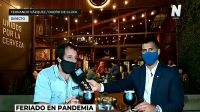Martín Mena en el bar Glück