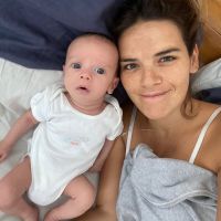 Micaela Vázquez celebró los tres primeros meses de su hijo Baltazar con tiernas fotos