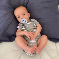 Micaela Vázquez celebró los tres primeros meses de su hijo Baltazar con tiernas fotos