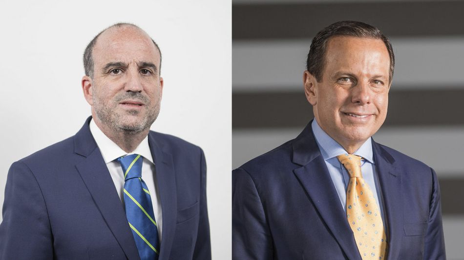 Julio Serson con Joao Doria 20210402