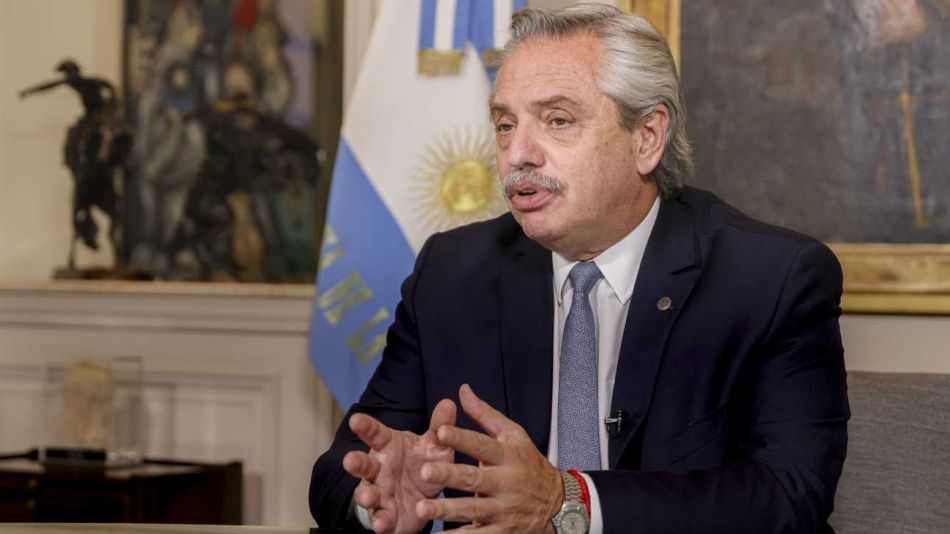 El presidente Alberto Fernández.