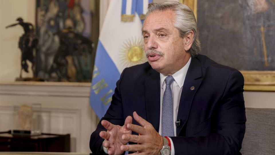 El presidente Alberto Fernández.