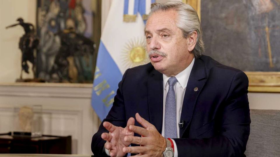 El presidente Alberto Fernández.