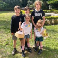 Wanda, Fracesca e Isabella: sus looks "puppets" para el domingo de Pascuas