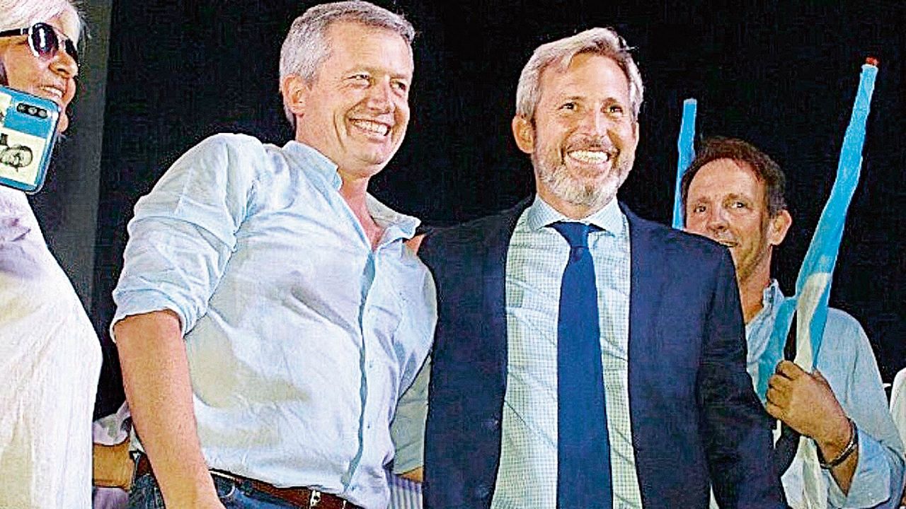 Emilio Monzó y Rogelio Frigerio | Foto:cedoc