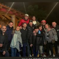 La foto familiar y cómplice de Gianinna Maradona con Daniel Osvaldo junto a Benjamín Agüero