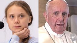 Greta Thunberg y el Papa Francisco 20210406