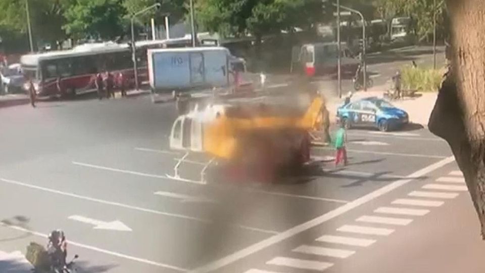 Rescate del SAME en el centro porteño 20210407