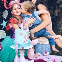 Así festejó su cumple Malaika, la hija de Zaira Nara: sirenas y princesas al aire libre