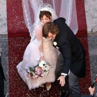 Lady Gaga cautiva con su vestido de novia en las grabaciones de "House of Gucci"