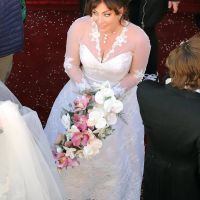 Lady Gaga cautiva con su vestido de novia en las grabaciones de "House of Gucci"