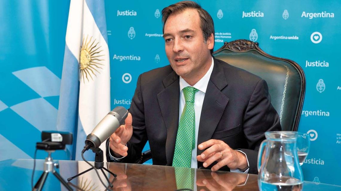 Martín Soria, Argentina's justice minister. 