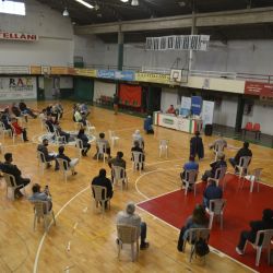 Presentación de la ley con Alvado, Alak y Tignanelli en Chacabuco | Foto:Cedoc